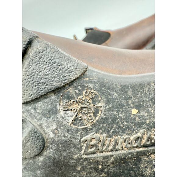 Blundstone Heeled Stout Brown Original Leather Chelsea Boots Women's 6.5 - Picture 8 of 8